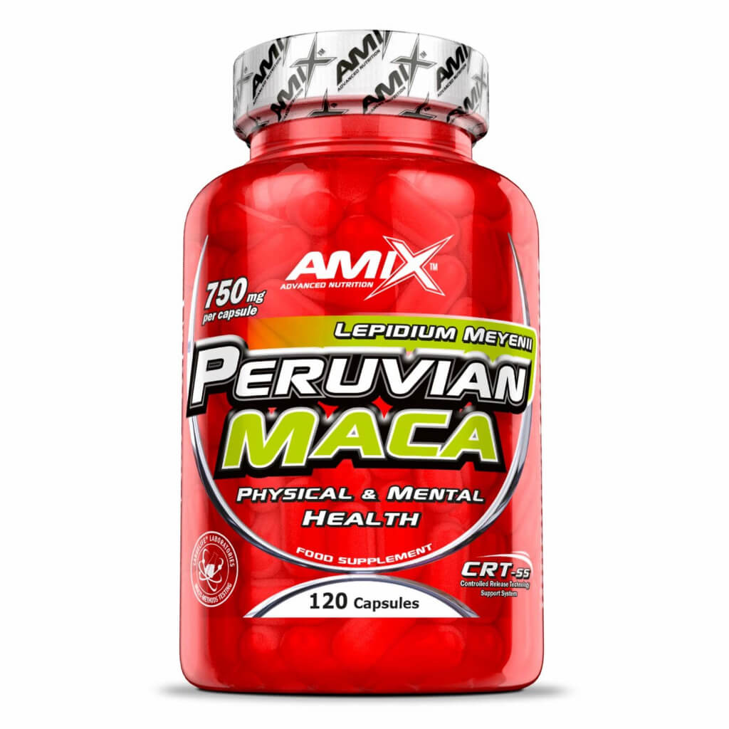 Amix nutrition Peruvian Maca 750mg 120 kapsúl