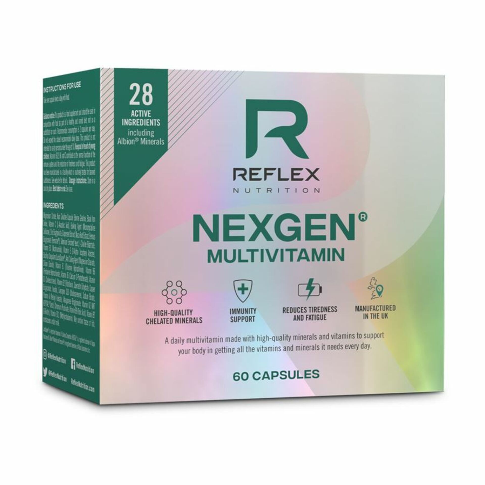 Reflex Nutrition Nexgen Vitamin, 60 kapsúl