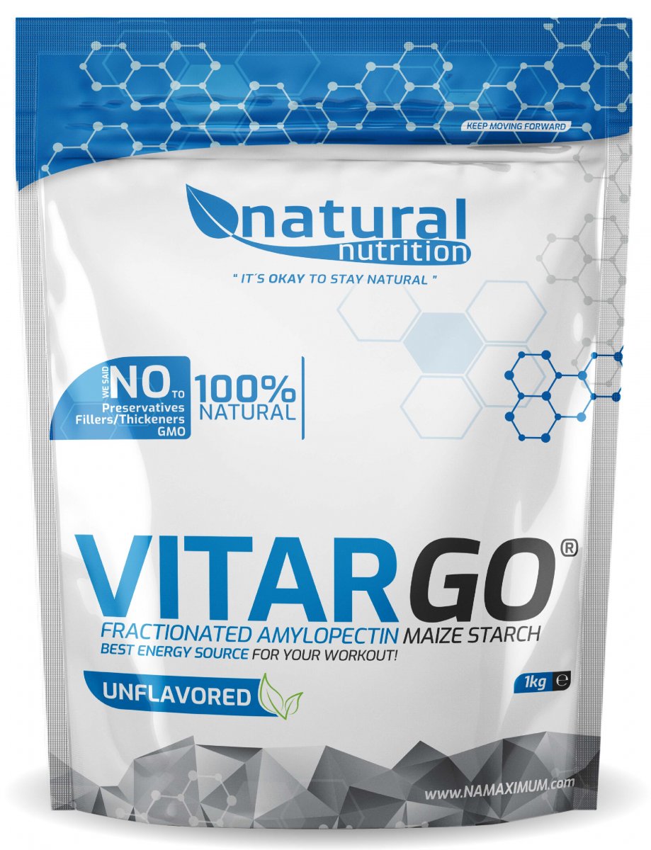 Natural Nutrition VitarGo - Zdroj energie v prášku, 500g