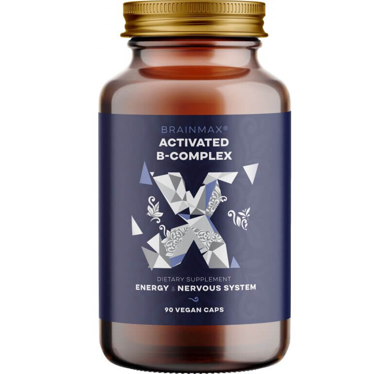BrainMax Activated B-Complex 90 rastlinných kapsúl
