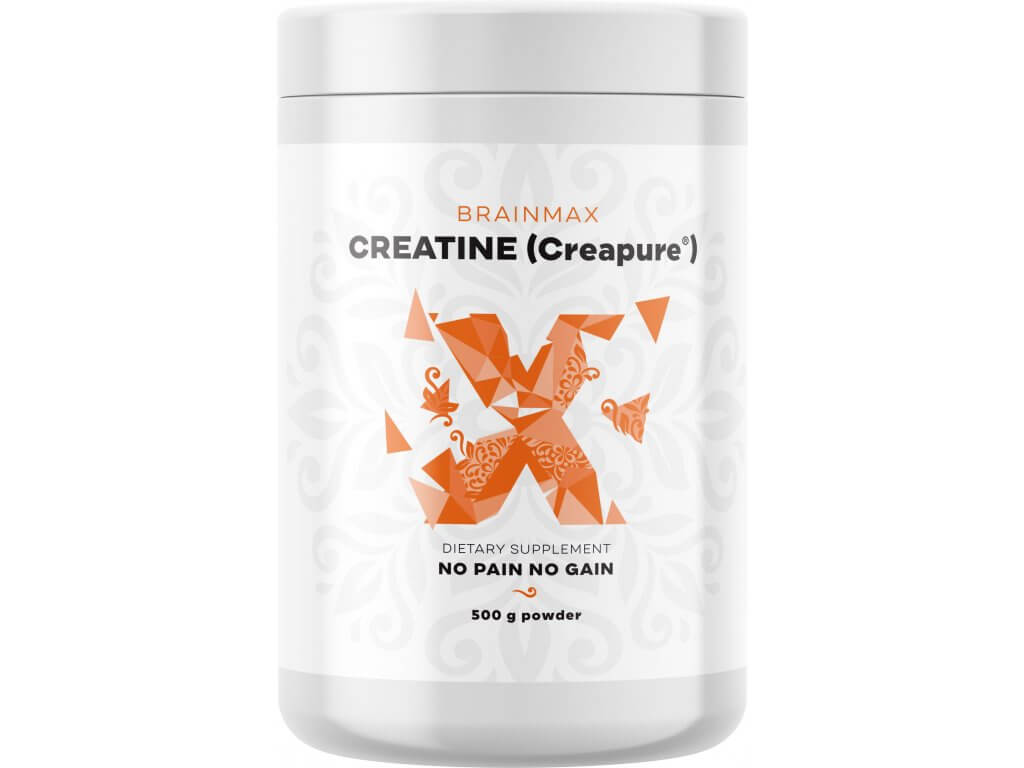 BrainMax Creatine (Creapure®), Kreatín monohydrát, 500 g