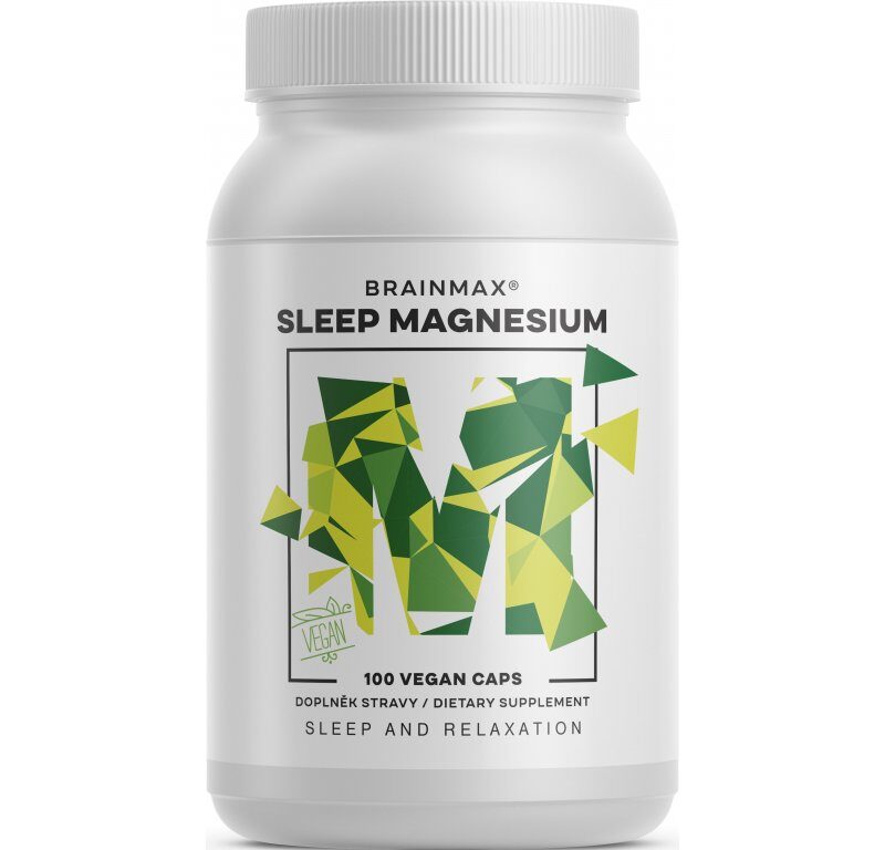 BrainMax Sleep Magnesium, 320 mg, 100 kapsúl