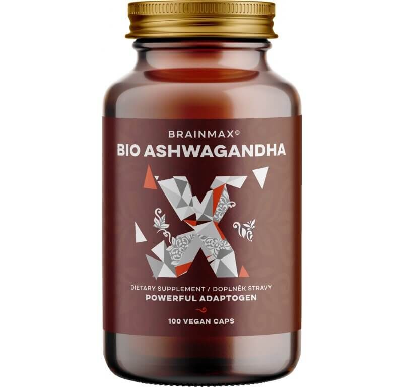 BrainMax BIO Ashwagandha 660 mg, 100 rastlinných kapsúl