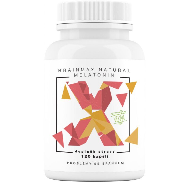 BrainMax Natural Melatonin 120 kapsúl