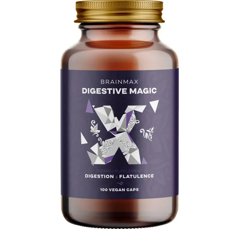 BrainMax Digestive Magic, Podpora trávenia, 100 kapsúl