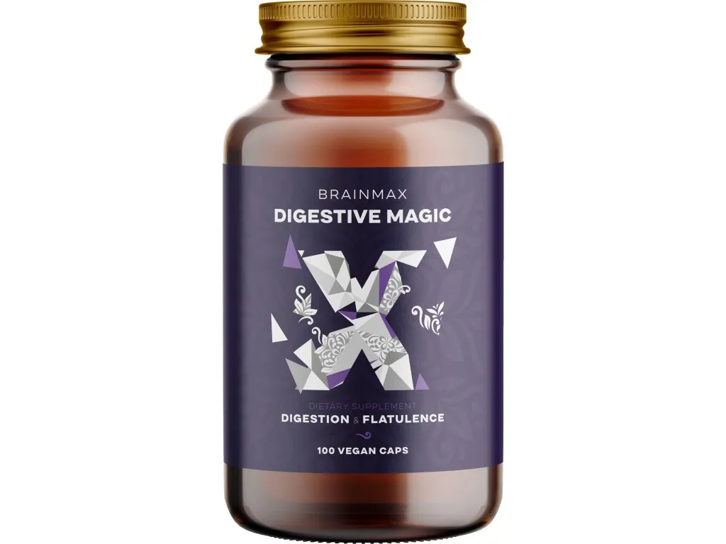 BrainMax Digestive Magic, Podpora trávenia, 100 kapsúl