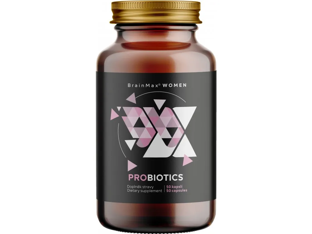 BrainMax Women Probiotics, probiotiká pre ženy, 50 enterosolventných kapsúl