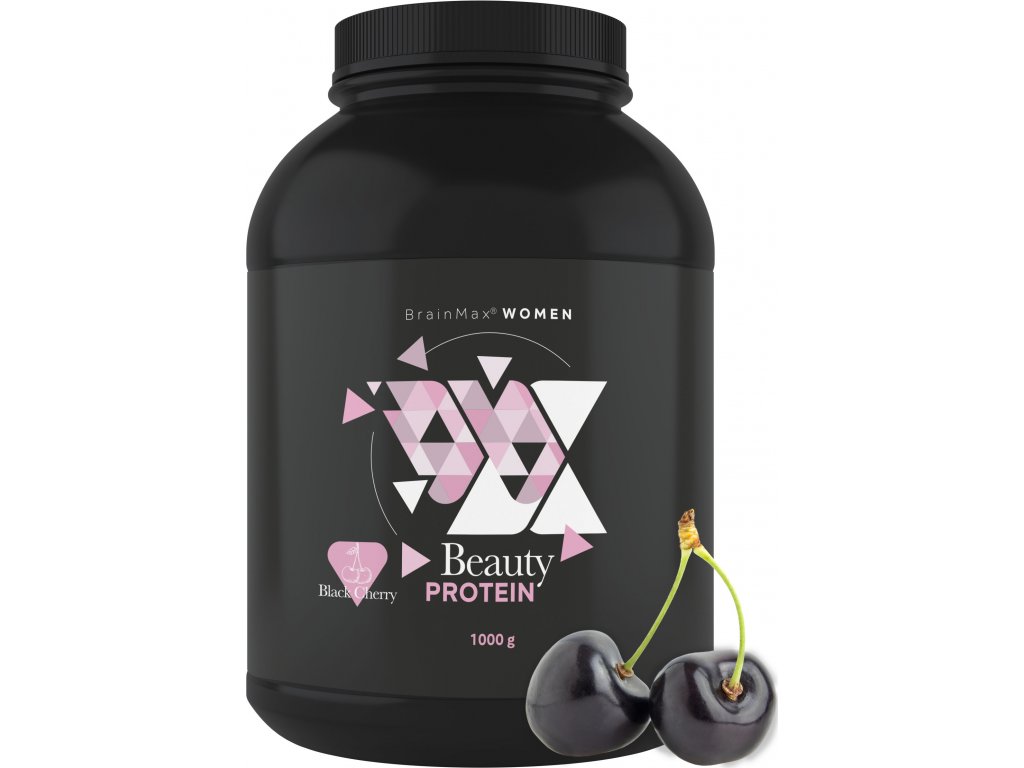 BrainMax Women Beauty Protein višňa