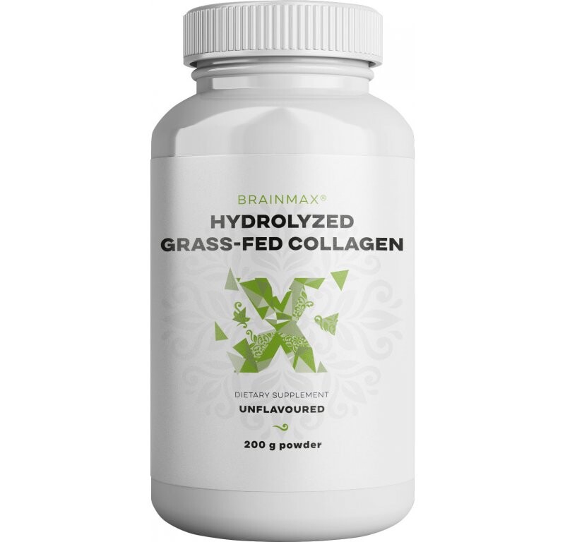 BrainMax Hydrolyzovaný GrassFed Collagen, 200g