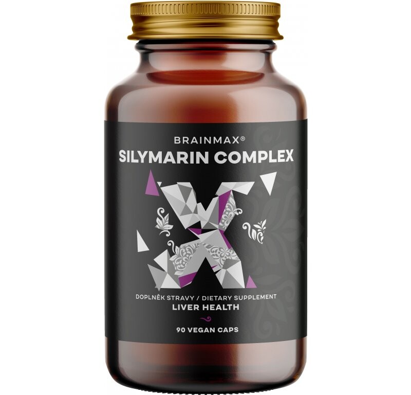 BrainMax Silymarin Complex, 90 rastlinných kapsúl