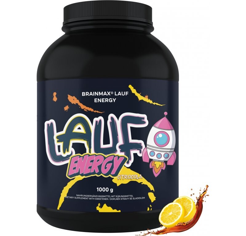 BrainMax Lauf Energy, Citrokola, 1000 g