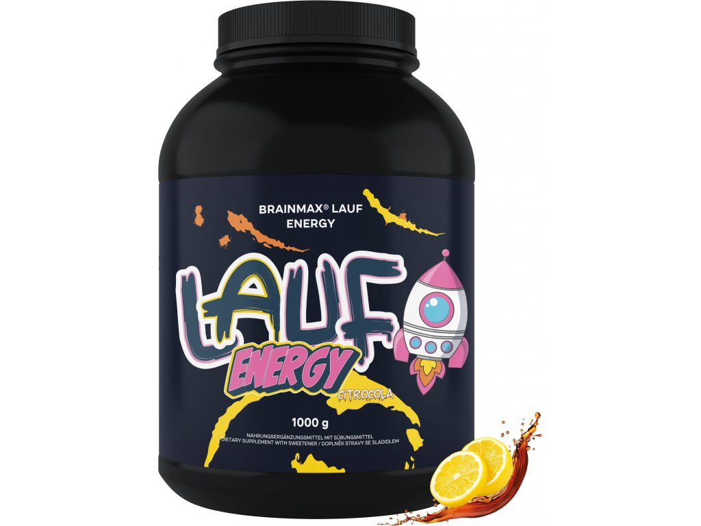 BrainMax Lauf Energy, Citrokola, 1000 g