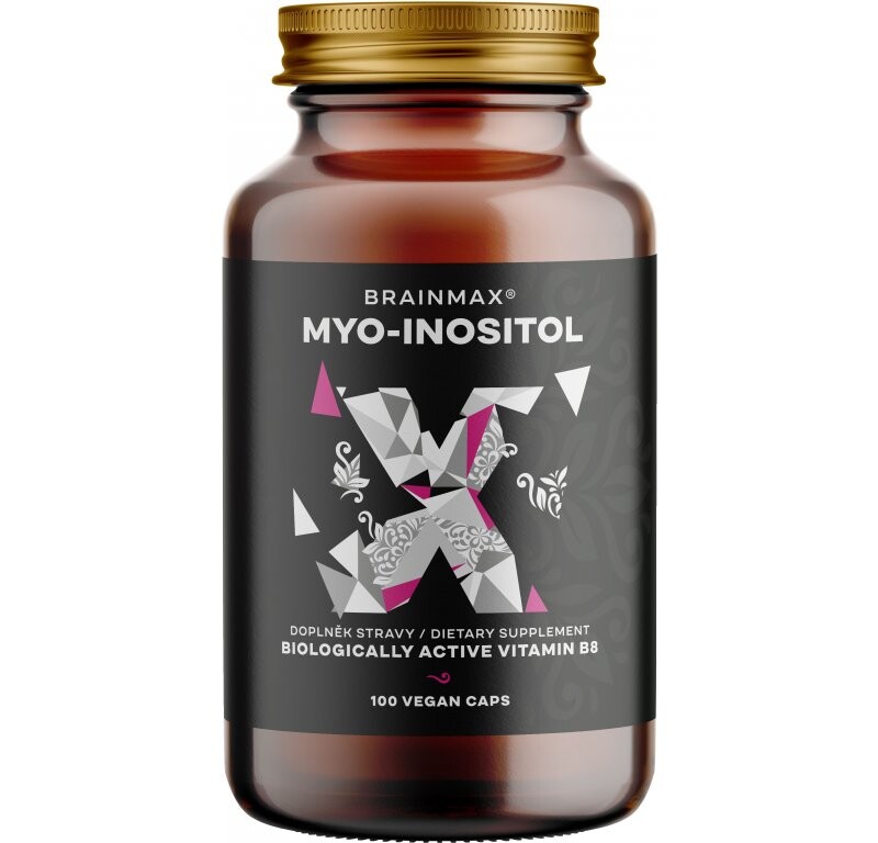 BrainMax Myo-Inositol 500 mg, 100 rastlinných kapsúl