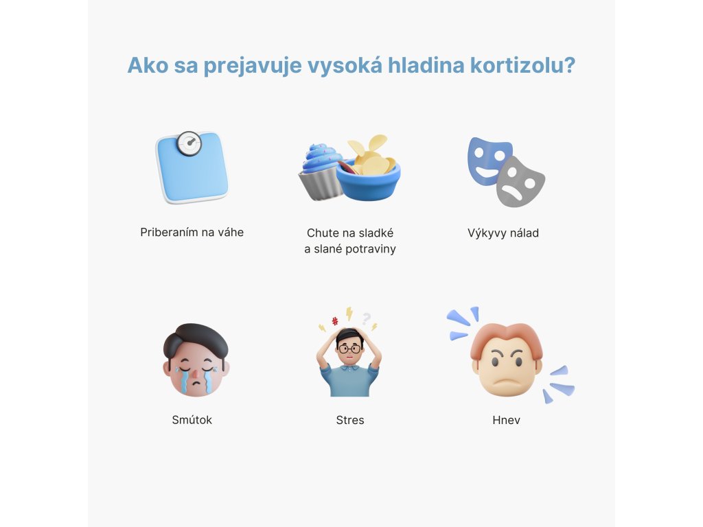 Ako sa prejavuje vysoká hladina kortizolu
