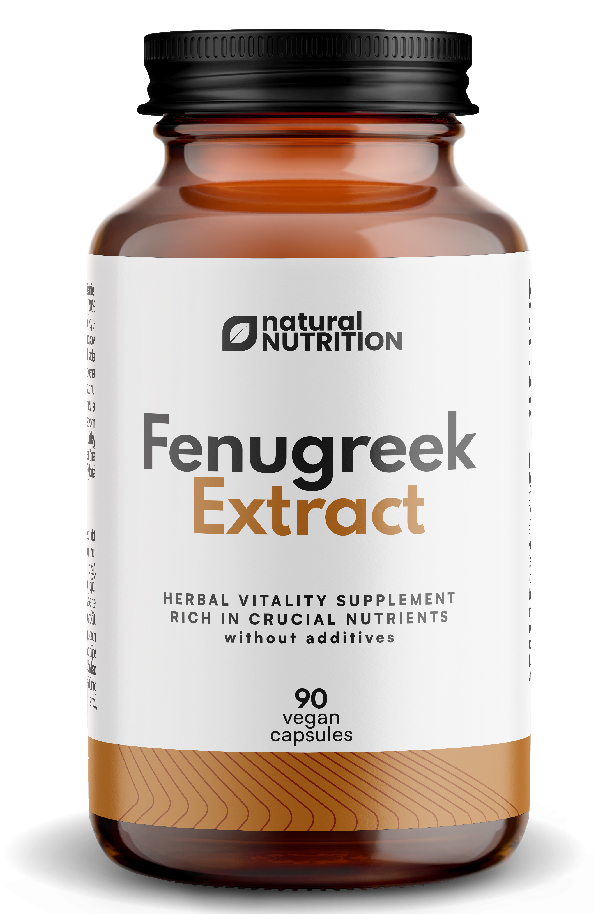 Natural nutrition Fenugreek extrakt, 90 kapsúl