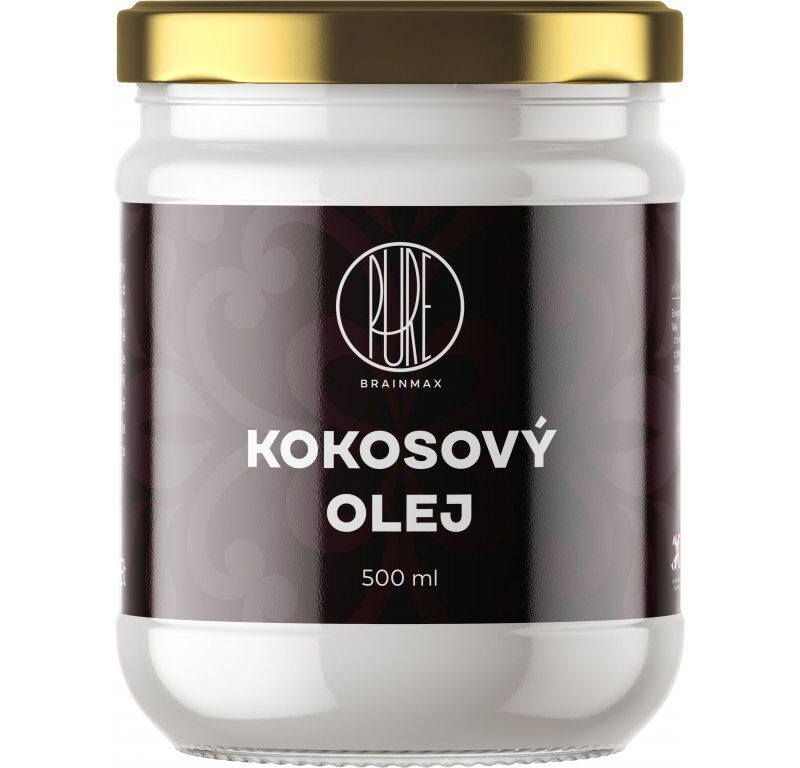 BrainMax Pure Kokosový olej BIO, 500 ml
